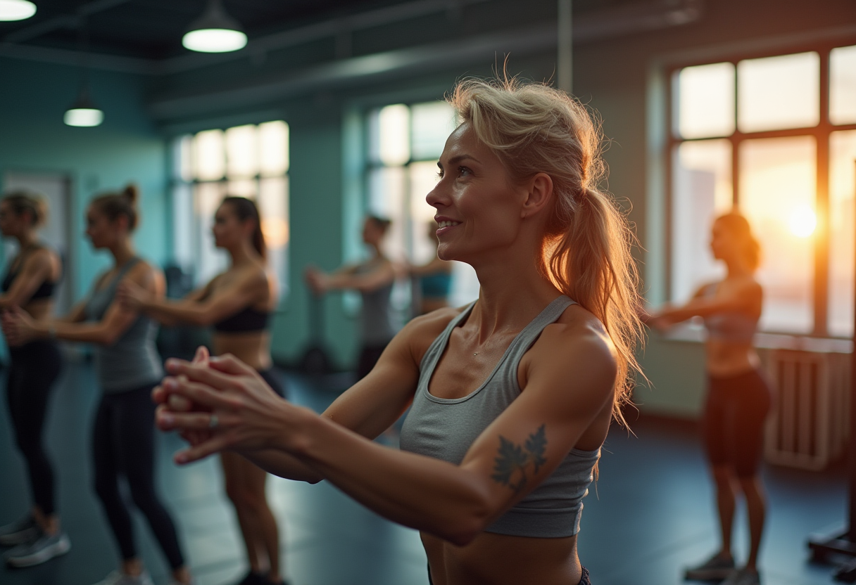 Екип от треньори обсъжда индивидуален план с клиент